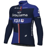 Heren Fietskleding Ale Groupama FDJ 2024 shirt met lange mouwen