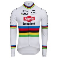 Heren Fietskleding Alpecin Deceuninck 2024 shirt met lange mouwen - WK