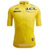 Heren Fietskleding Tour de France 2025 Fan Line Geel Shirt