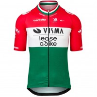 Heren Team Visma Lease a Bike 2025 Shirt - Hongaars Kampioen
