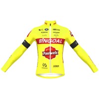 Bingoal Pauwels Sauces WB 2022 wielershirt met lange mouwen professioneel wielerteam