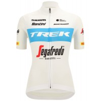 TREK-SEGAFREDO damesteam 2022 wielershirt met korte mouwen (lange ritssluiting) professioneel wielerteam