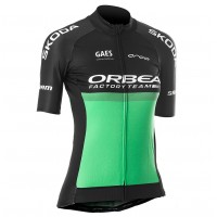2019 Orbea Factory Racing Groen Dames's Wielershirt Korte Mouw 652JWCH