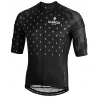 BIANCHI MILANO Savignano Black Wielershirt Korte Mouw