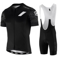 100% Exceed-Black Fietskleding Set Wielershirt Korte Mouw+Korte Fietsbroeken Bib