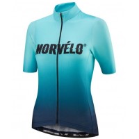 MORVELO Dames AQUA Wielershirt Korte Mouw