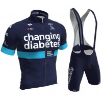 TEAM NOVO NORDISK 2019 Fietskleding Set Wielershirt Korte Mouw+Korte Fietsbroeken Bib