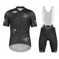 2020 MALOJA PazenM. Zwart Fietskleding Set Fietsshirt Met Korte Mouwen+Korte Koersbroek Bib 297HDZC