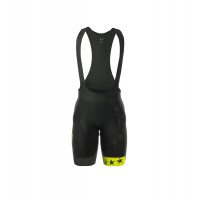 ALE PRR STARS Korte Fietsbroeken Bib FLUO Geel