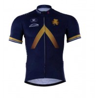 2017 Aqua Blue Wielershirt Met Korte Mouwen