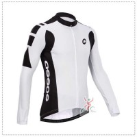 Assos 2014 Wielershirt Lange Mouw Zwart Wit