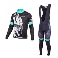 2016 BIANCHI-MILANO BOLGARE Wielerkleding Set Wielershirt Lange Mouw+Lange Fietsbroeken Bib