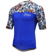 2016-2017 Breva Wielershirt Met Korte Mouwen Blauw