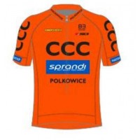 2017 CCC Wielershirt Met Korte Mouwen