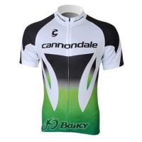 Cannondale Outlet Wielershirt Met Korte Mouwen Wit Zwart Groen
