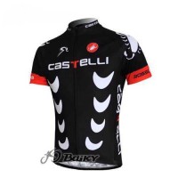 Castelli Pro Team Wielershirt Met Korte Mouwen Zwart