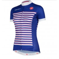 2016 Castelli Vrouwen Exclusive Sailor Volo Wielershirt Korte Mouw Blauw