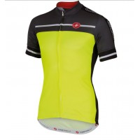 2016 Castelli Velocissimo Wielershirt Korte Mouw Geel