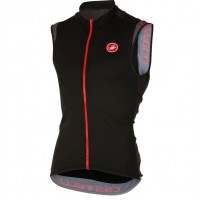 2016 Castelli Entrata 2.0 Wielershirts Mouwloos Zwart Rood