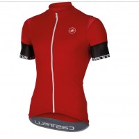 2016 Castelli Entrata 2.0 Wielershirt Korte Mouw Rood