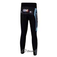 Omega Pharma Quick Step Pro Team Lange Fietsbroeken Blauw Wit