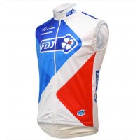 2015 FDJ Fietskleding Wielershirt Zonder Mouwen