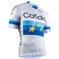 Cofidis 2021 Team Wielerkleding Fietsshirt Korte Mouw R02u5B