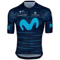 Fietskleding Profteams 2022 Movistar Wielerkleding Fietsshirt Korte Mouw YDNDc