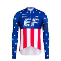 Wielerkleding Profteams 2020 EF Pro Cycling USA National Champs Wielershirts Lange Mouw