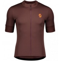 Wielerkleding Profteams 2020 SCOTT ENDURANCE 10 Wielershirt Met Korte Mouwen Marrone