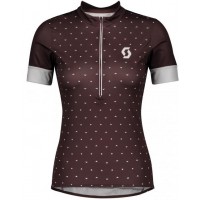 Wielerkleding Profteams 2020 Dames SCOTT Endurance 20 Wielershirt Met Korte Mouwen Marrone