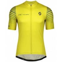 Wielerkleding Profteams 2020 SCOTT RC TEAM 10 Wielershirt Met Korte Mouwen Giallo