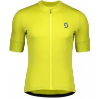 Wielerkleding Profteams 2020 SCOTT ENDURANCE 10 Wielershirt Met Korte Mouwen Giallo