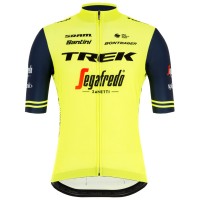 Wielerkleding Profteams 2020 TREK-SEGAFREDO Training Edition Wielershirt Met Korte Mouwen Langer Reißverschluss