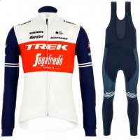Wielerkleding Profteams 2020 TREK-SEGAFREDO Set Wielershirts Lange Mouw+Koersbroek Korte Lunga
