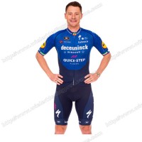 Deceuninck Quick Step Irish 2021 Fietskleding Fietsshirt Korte Mouw+Korte Fietsbroeken PPCKG