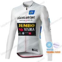 Winter Thermal Fleece Men Giro D'italia Jumbo Visma 2021 Wielershirts Lange Mouwen COCBM