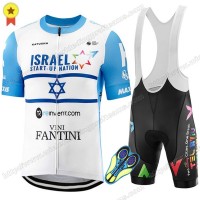Israel Start-Up Nation 2020 World Champion Fietskleding Set Fietsshirt Met Korte Mouwen+Korte Koersbroek Bib PHJYW