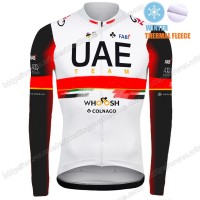 Winter Fleece UAE Emirates Pro Team 2021 Wielershirts Lange Mouwen YEMGF