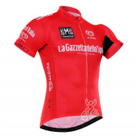2016 Tour De Italia Wielershirt Met Korte Mouwen Rood