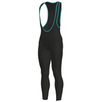 Ale Klimatik Klimawind DWR-Zwart Lange Fietsbroeken Bib