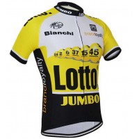 2015 Lotto NL JUMBO Wielershirt Met Korte Mouwen
