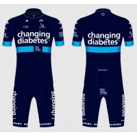 Novo Nordisk 2018 Fietskleding Set Fietsshirt Korte Mouwen+Koersbroek Kort Bib
