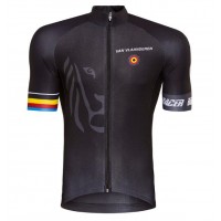 Bioracer Van Vlaanderen Zwart 2018 Wielershirt Korte Mouw