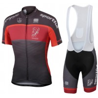GF Roma 2017 Fietskleding Set Wielershirt Korte Mouw+Korte Fietsbroeken Bib