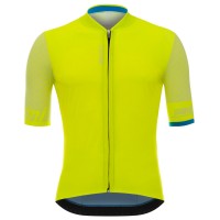 Santini Redux Geel Fluo Wielershirt Korte Mouw