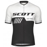 Scott RC TEAM 10 Wielershirt Korte Mouw White/Black