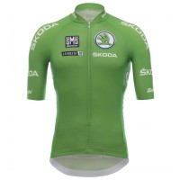 Vuelta Espana 2018 Groen Wielershirt Korte Mouw