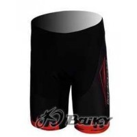 Merida Multivan Flex Stay Korte Fietsbroeken Zwart Rood