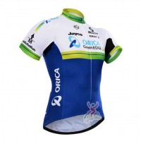 2015 ORICA GreenEDGE Wielershirt Met Korte Mouwen